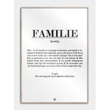 Family definition poster, S (29,7x42, A3)