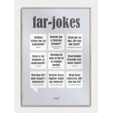 Father-jokes poster, S (30x42, A3)