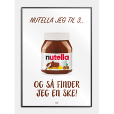 Nutella I to 3 poster, S (29,7x42, A3)