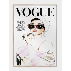 Vogue cover No2 Poster, S (29,7x42, A3)