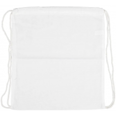 Shoe bag / gym bag - white (37x41 cm)