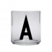 Design Letters drinking glass, tritan, A