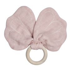 Teether, butterfly - rose