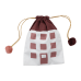Gift bag - house - clay