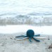 Rattle, octopus - blue