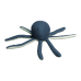 Rattle, octopus - blue