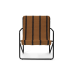 Desert kids chair - black / stripe