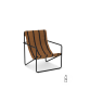 Desert kids chair - black / stripe