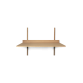 Sector desk - oak / black brass