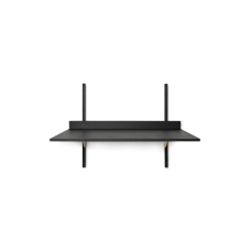 Sector desk - black ash / brass