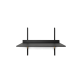 Sector desk - black ash / brass