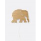 Wall lamp, elephant - Oiled oak