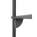 Sector shelf, single /wide-  black ash/ black bass
