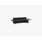 Oblique bench, black