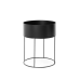 Plant box, round - black