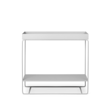 Plant box, two-tier - light grey