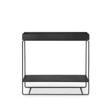 Plant box, two-tier - black