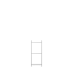 Ladder, 3 steps - light grey