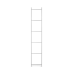 Ladder, 6 steps - light grey