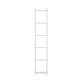 Ladder, 6 steps - light grey