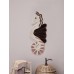 Tufted floor and wall deco, seahorse
