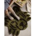 Tufted rug, Tigerhead - Green