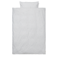 Adult bedding - dot embroidery / light grey