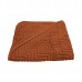 Hooded towel, rust
