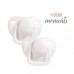Pacifiers 2 pcs. 0-6 months - White