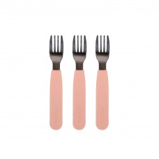 Silicone forks, 3-pack - Peach