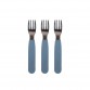 Silicone forks, 3-pack - Powder blue