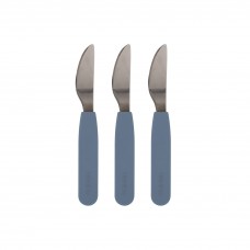 Silicone knives, 3-pack - Powder blue