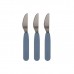 Silicone knives, 3-pack - Powder blue