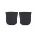 Silicone cup, 2-pack - stone grey
