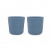Silicone cup, 2-pack - Powder blue