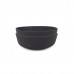 Silicone bowl, 2-pack - Stone grey