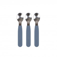 Silicone spoons, 3-pack - Powder blue