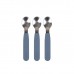 Silicone spoons, 3-pack - Powder blue