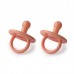 Silicone pacifier 2 pk., 0-36 months - Coral