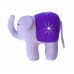 Elephant family, purple