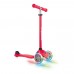 Scooter for children with LED light, Primo - Red