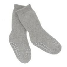 Non-slip socks, size 20-22 (1-2 years) - grey melange