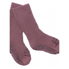 Non-slip Socks size 17-19 - misty plum