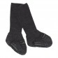 Non-slip socks wool, size 17-19 (6-12 months) - Dark Grey melange