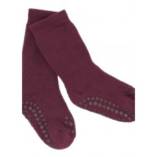 Non-slip Socks size 17-19 - plum