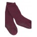 Non-slip Socks size 17-19 - plum