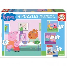 Peppa Pig puzzle, 4 pcs.