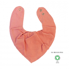 Organic bandana bib, rose