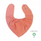 Organic bandana bib, rose