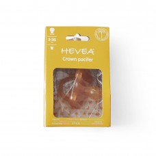 Hevea Pacifier, 3-36 months - Crown